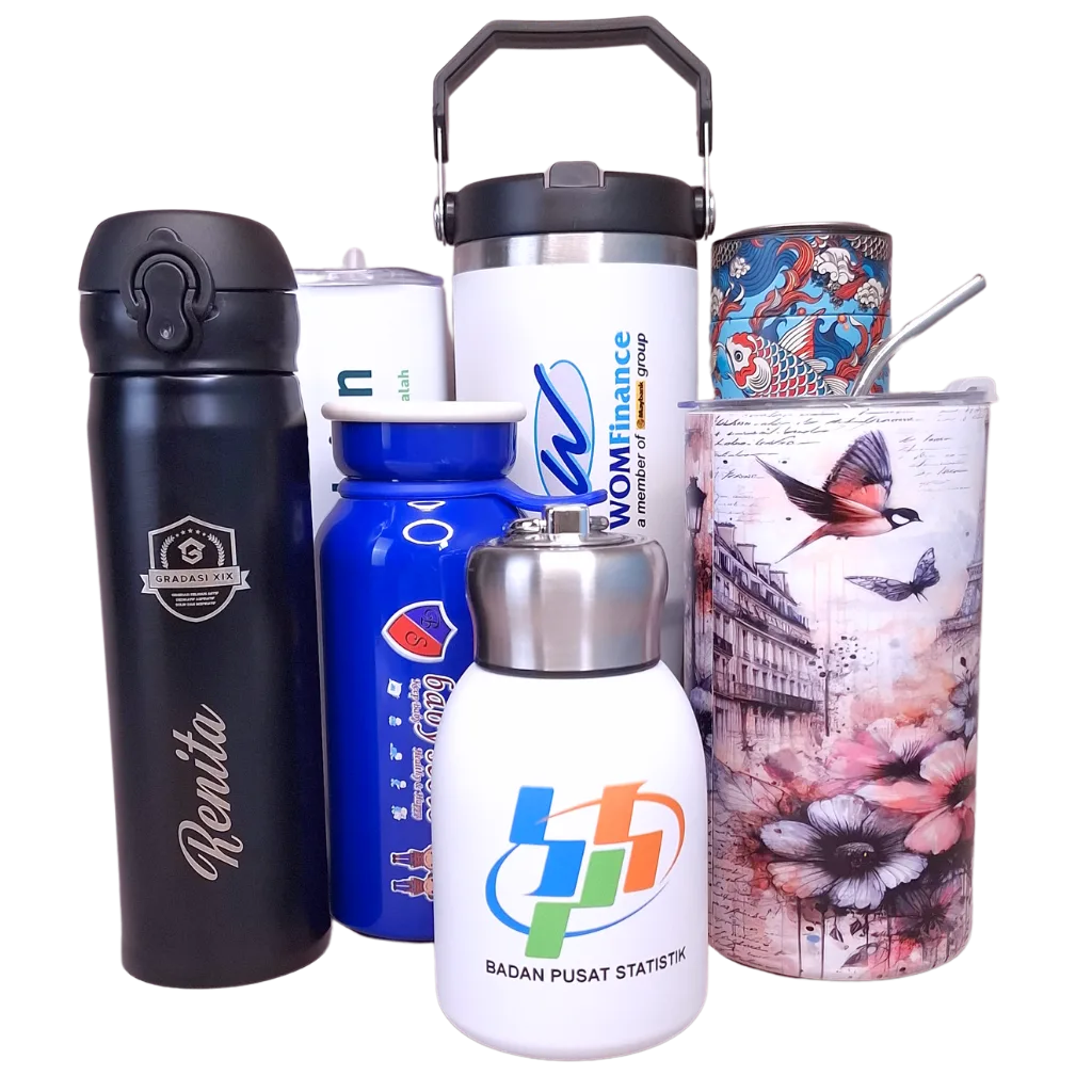 workshop tumbler custom Bandung MMC Souvenir