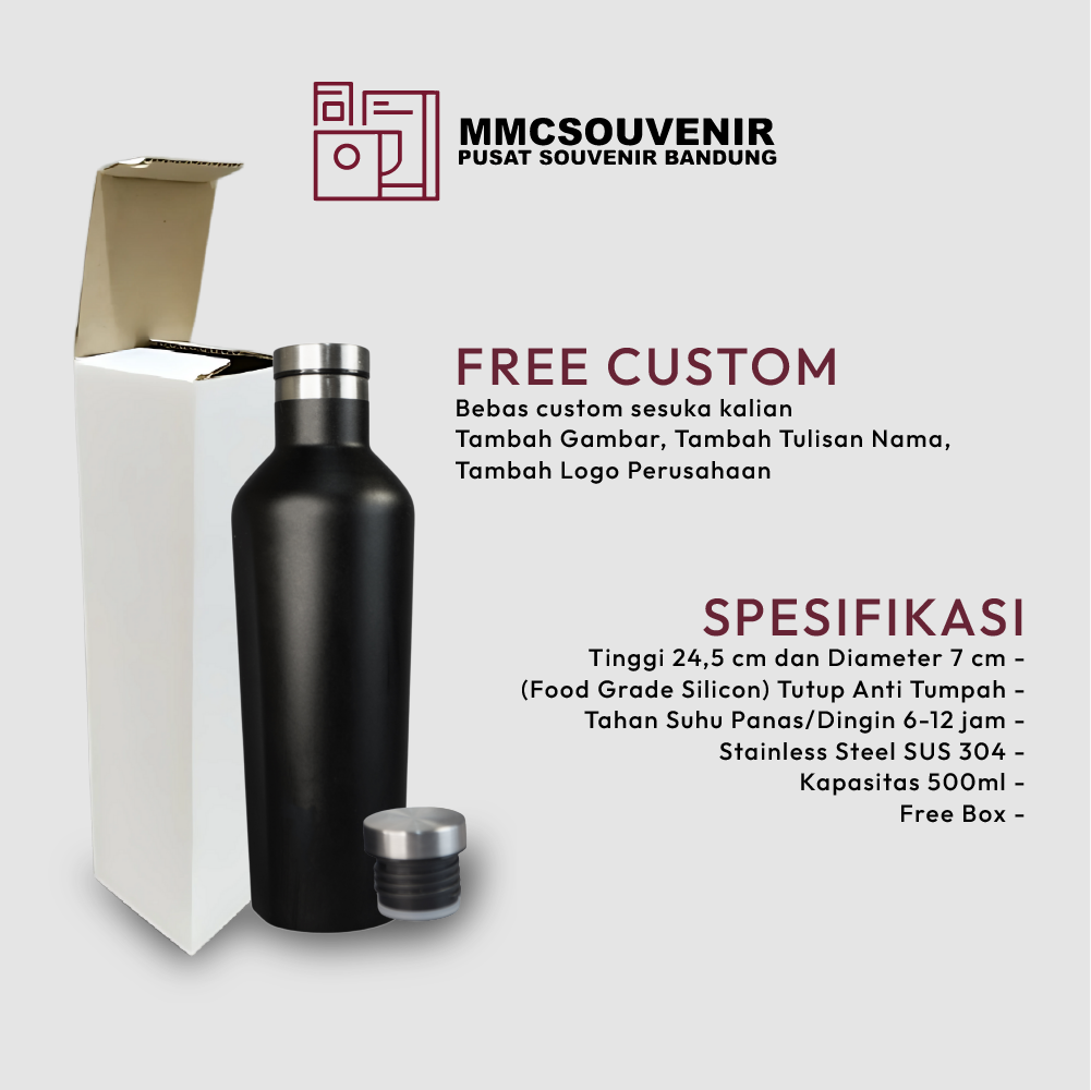 spesifikasi tumbler Canten stainless steel 304