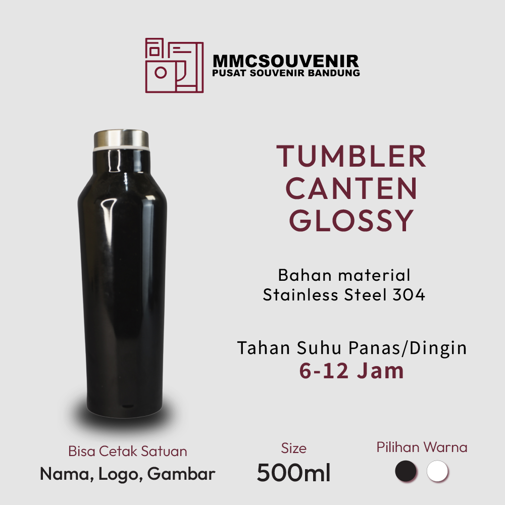 tumbler custom Canten Glossy Bandung tampak produk