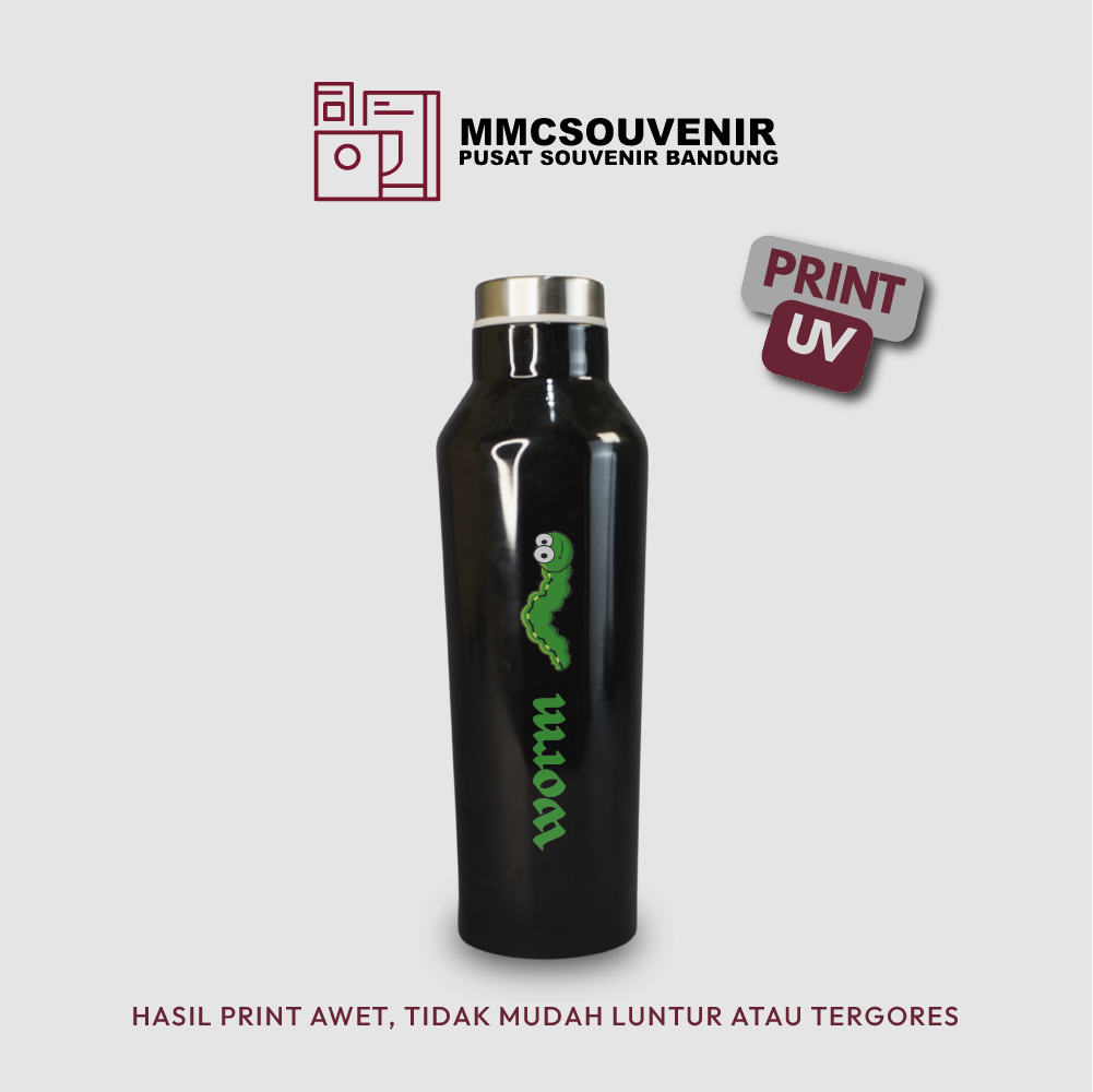 contoh hasil print UV pada tumbler Canten Glossy
