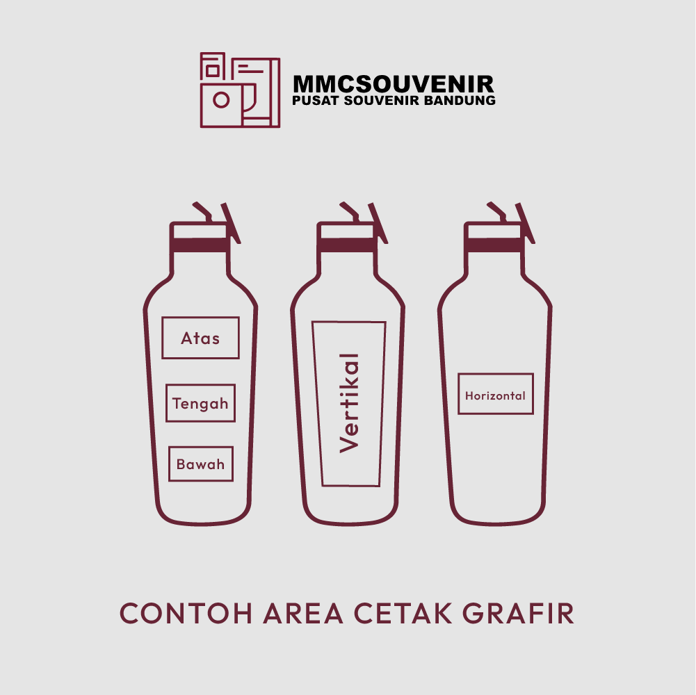 panduan area cetak laser grafir tumbler Canten Handle