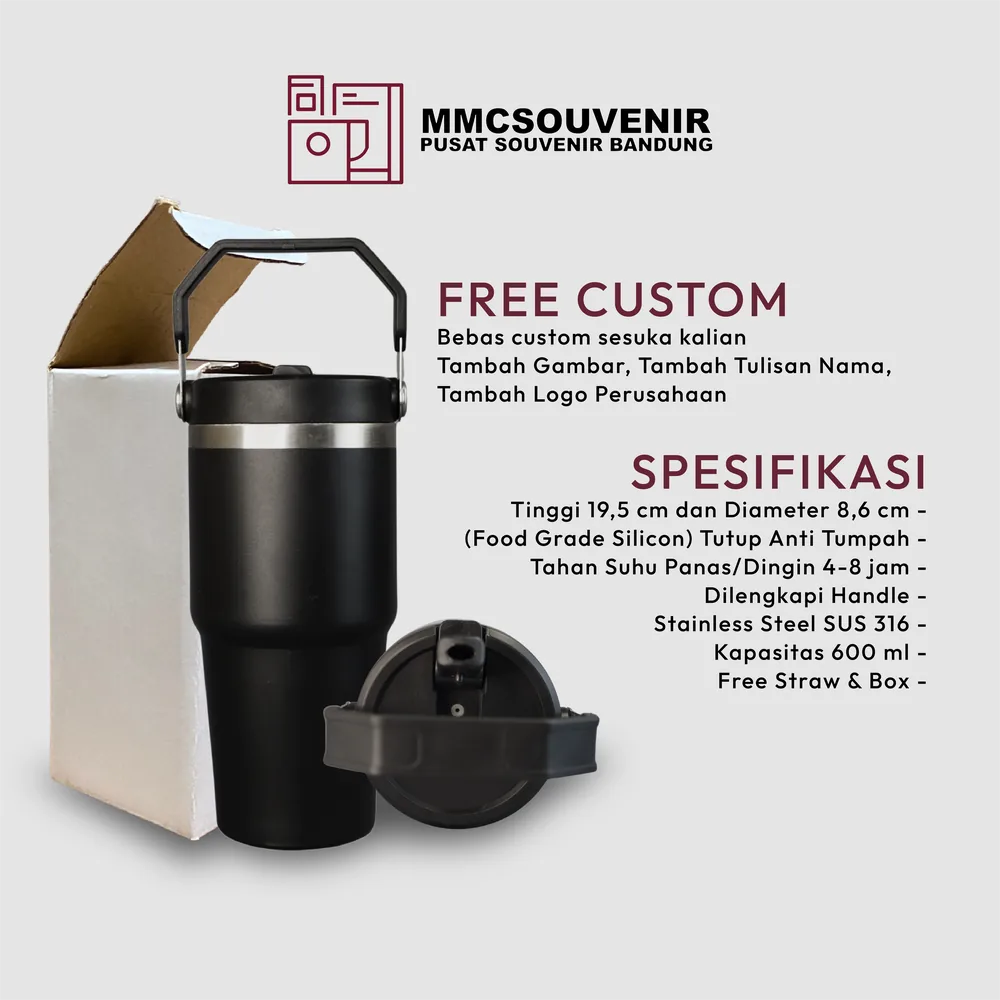 Spesifikasi tumbler Classic stainless steel 316, tumbler custom Bandung