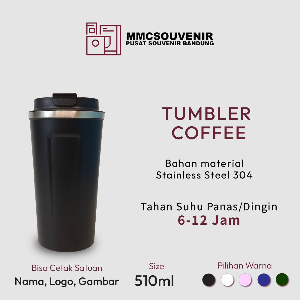 tumbler custom Coffee 510 Bandung tampak produk