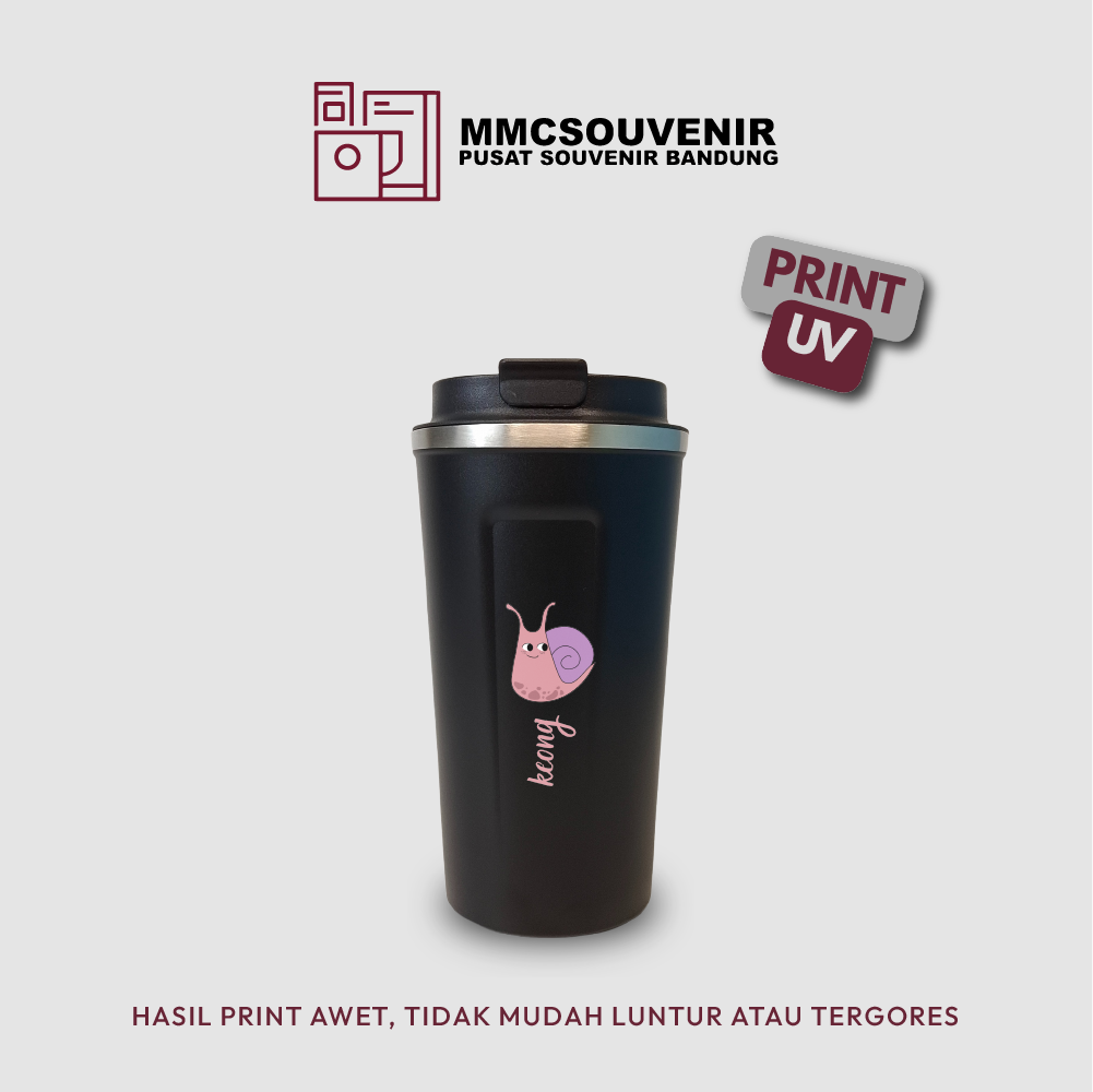 contoh hasil print UV pada tumbler Coffee 510