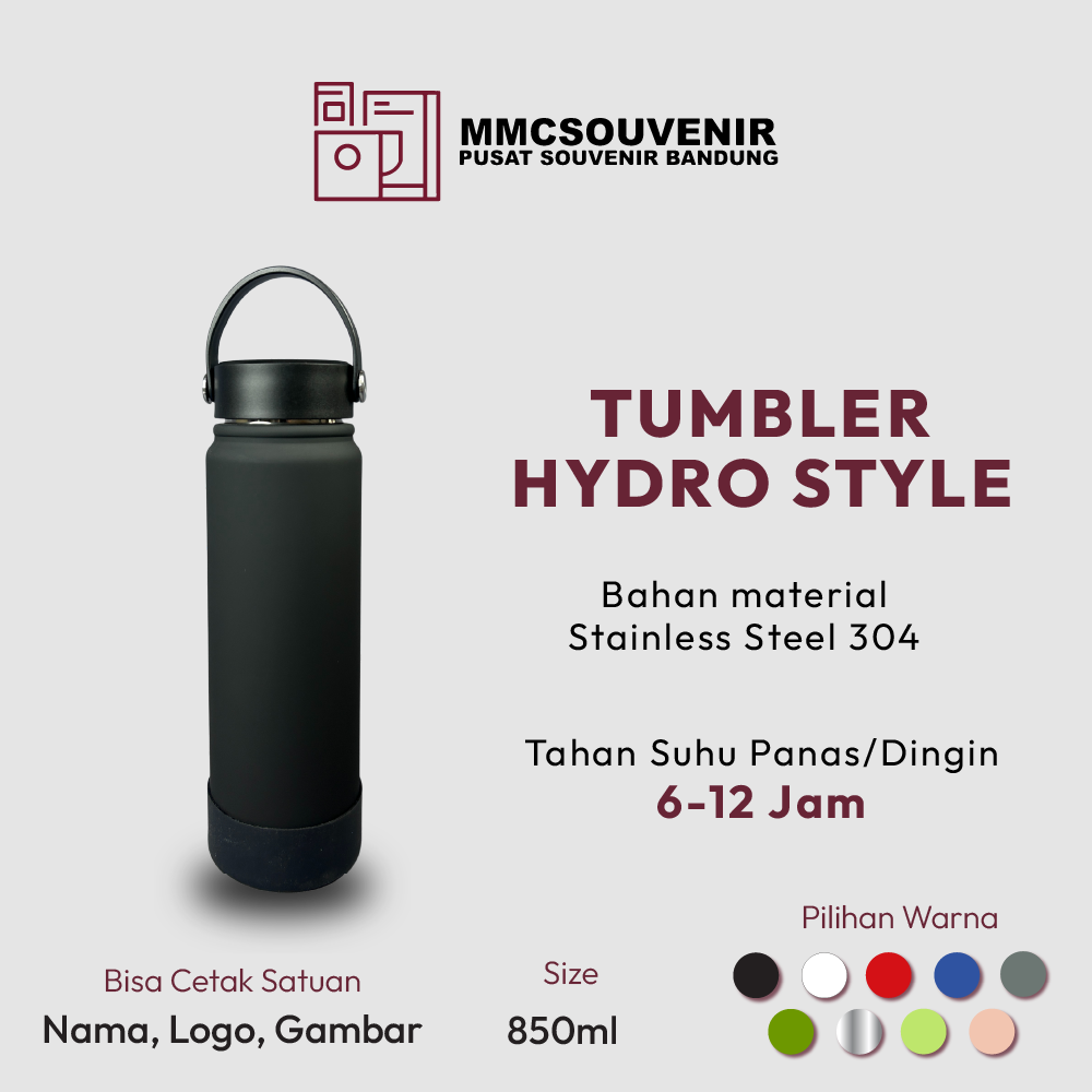 tumbler custom Hydro Style Bandung tampak produk