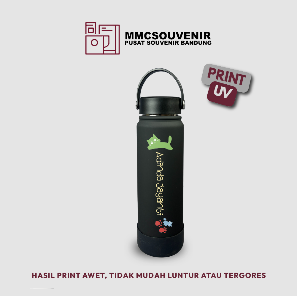 contoh hasil print UV pada tumbler Hydro Style