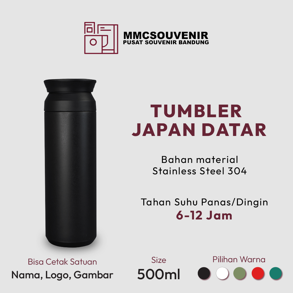 tumbler custom Japan Datar Bandung tampak produk