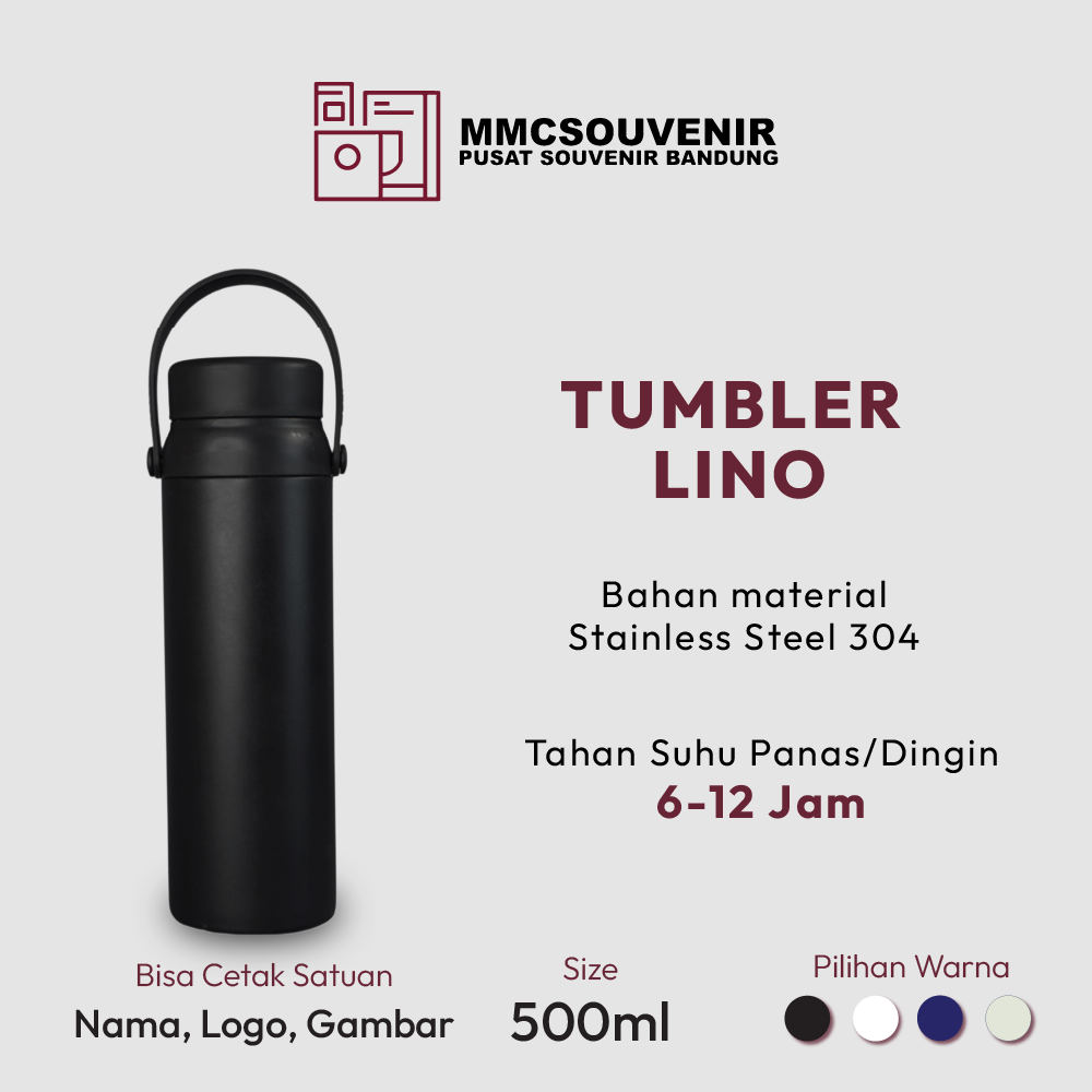 tumbler custom Lino Bandung tampak produk