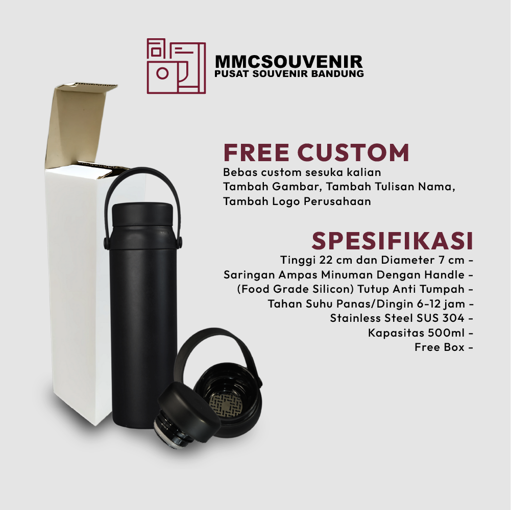 spesifikasi tumbler Lino stainless steel 304