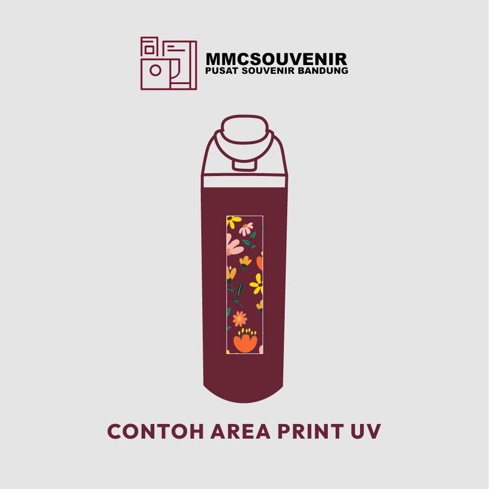 panduan area cetak print UV tumbler Oalah