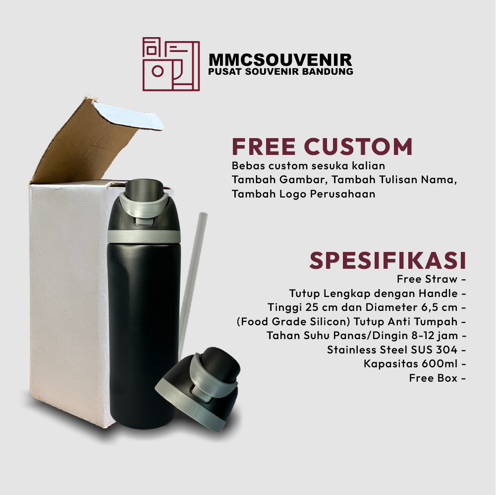 spesifikasi tumbler Oalah stainless steel 304