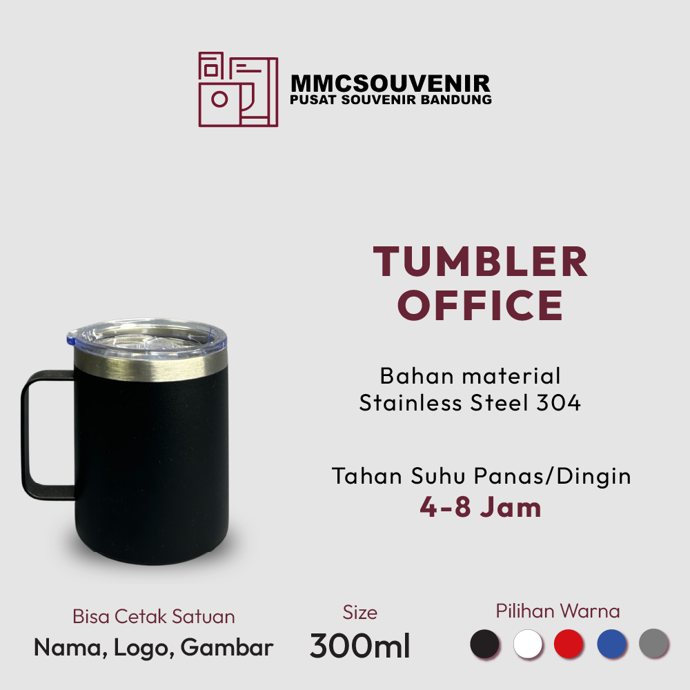 tumbler custom Office Bandung tampak produk