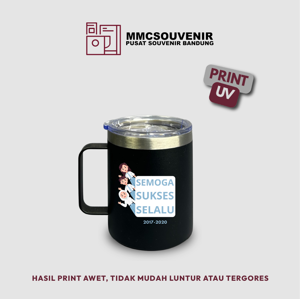 contoh hasil print UV pada tumbler Office