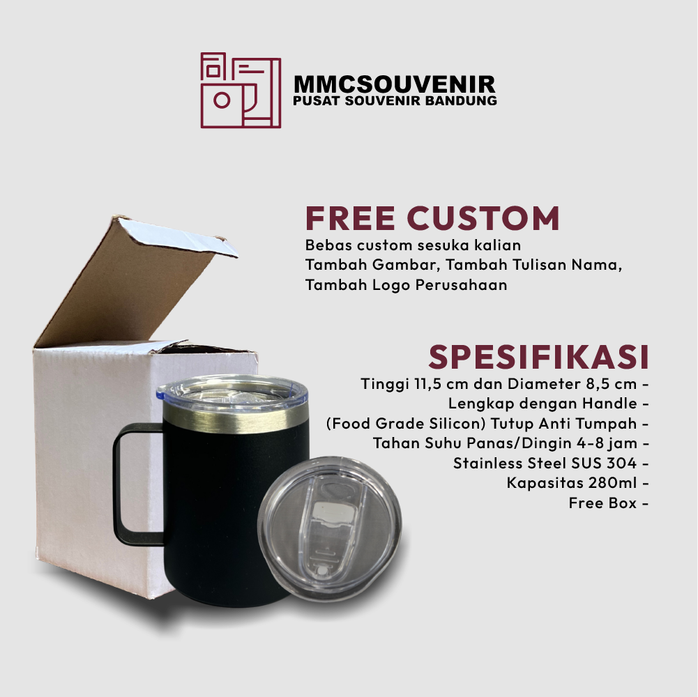 spesifikasi tumbler Office stainless steel 304