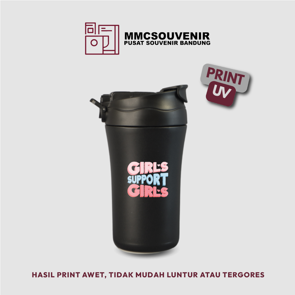 contoh hasil print UV pada tumbler Omega
