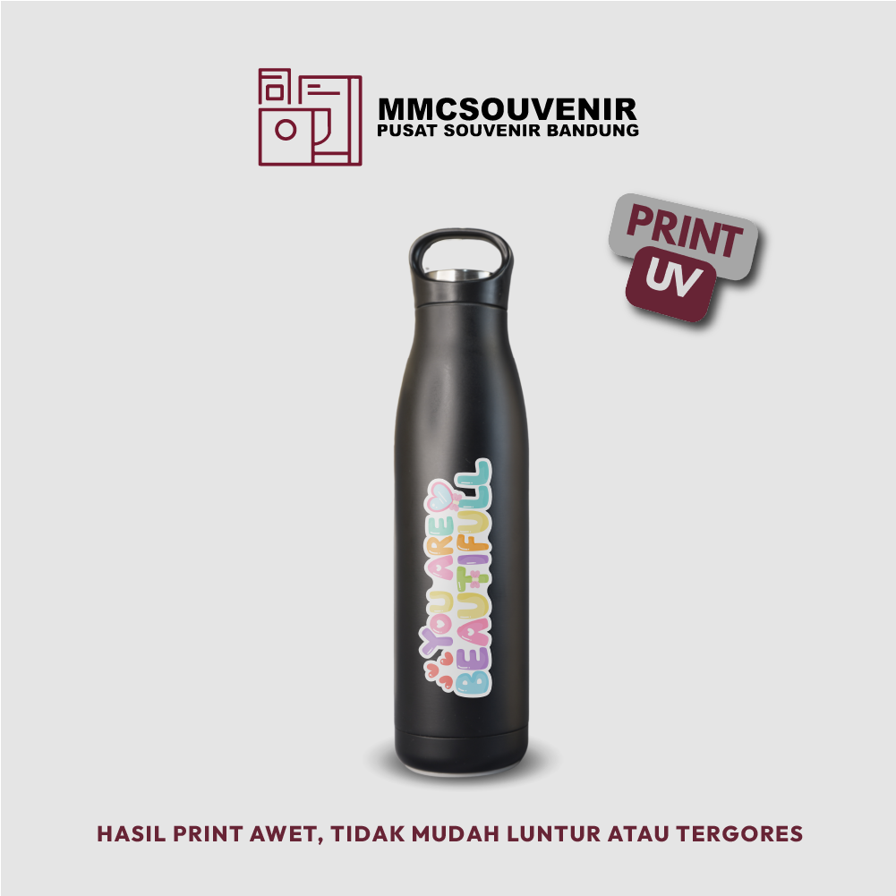 contoh hasil print UV pada tumbler Optima