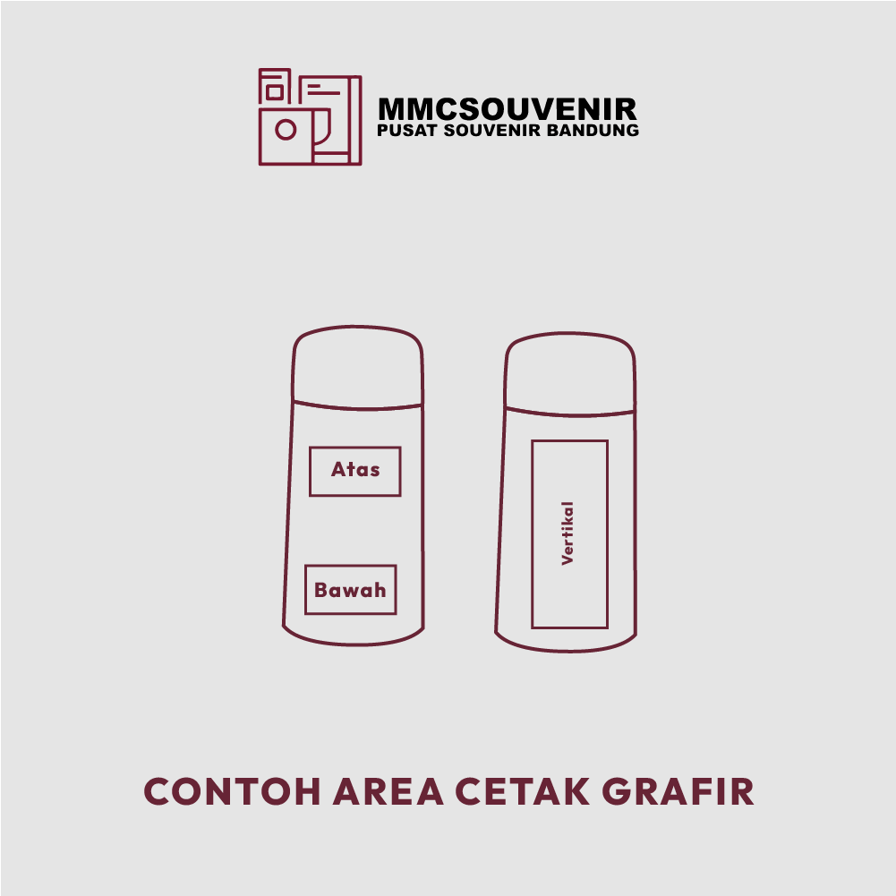 panduan area cetak laser grafir tumbler Pocket Mini 150ml