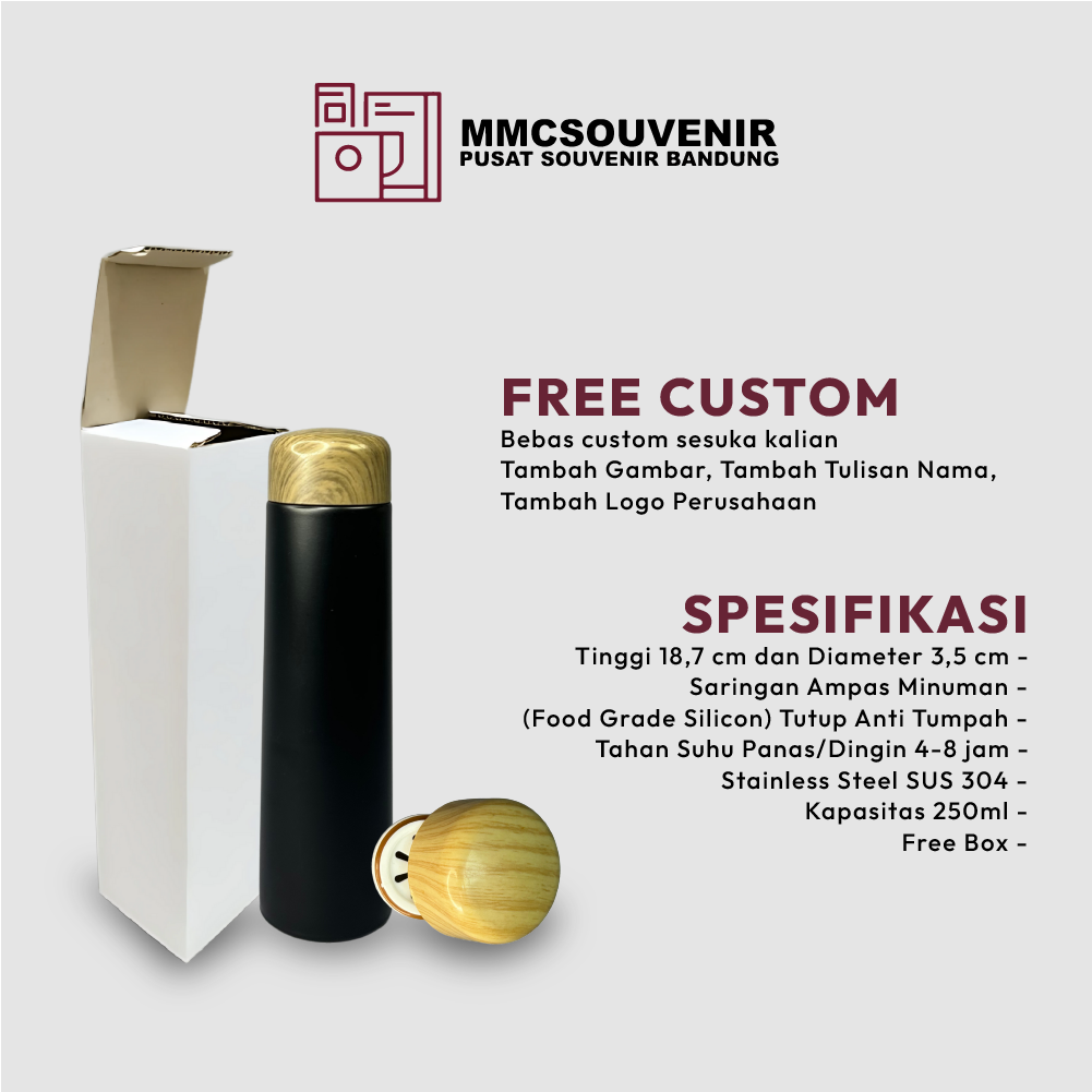 spesifikasi tumbler Pocket Mini 250ml stainless steel 304