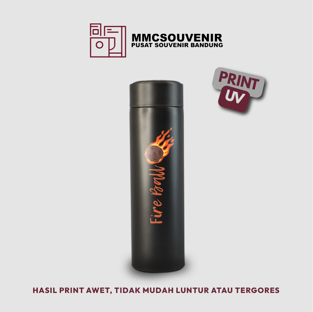 contoh hasil print UV pada tumbler Sakura Led