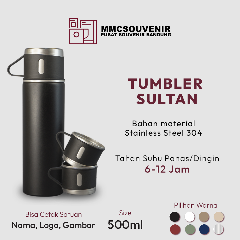tumbler custom Set Sultan Bandung tampak produk