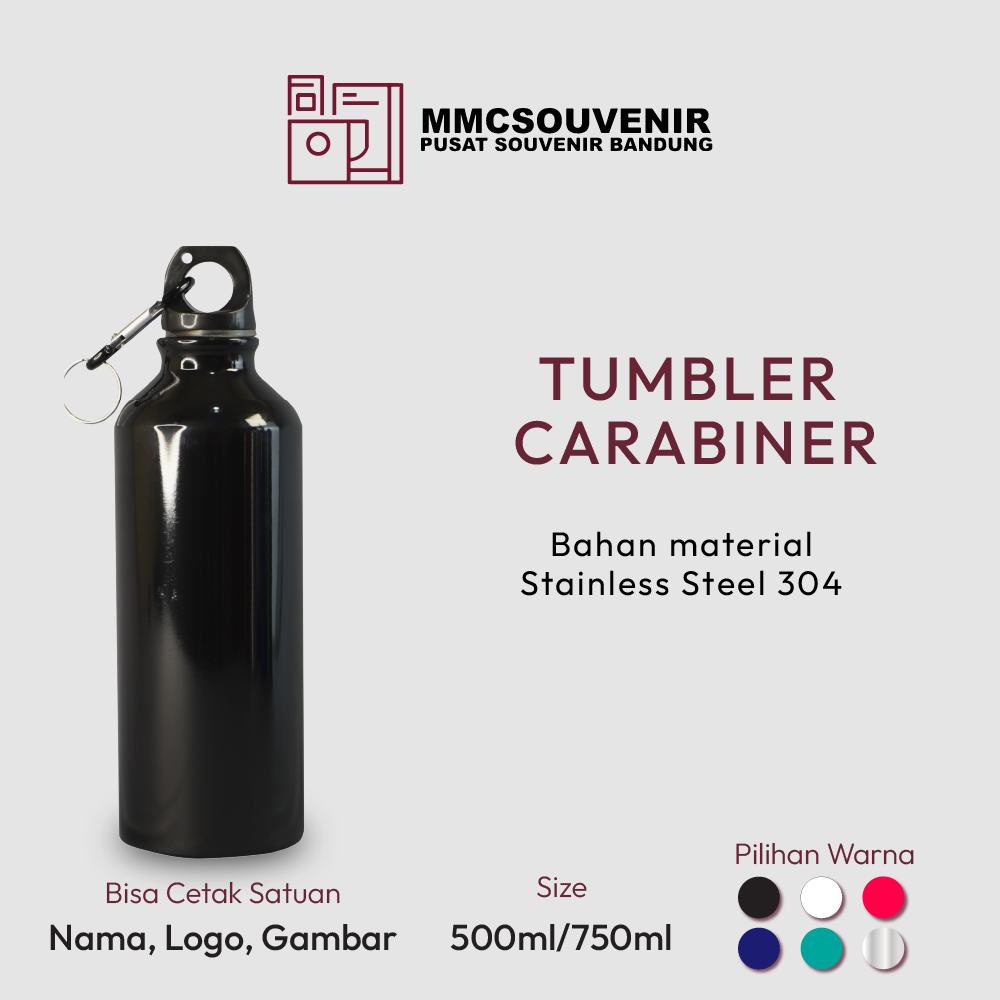 tumbler custom Sport Carabiner Bandung tampak produk