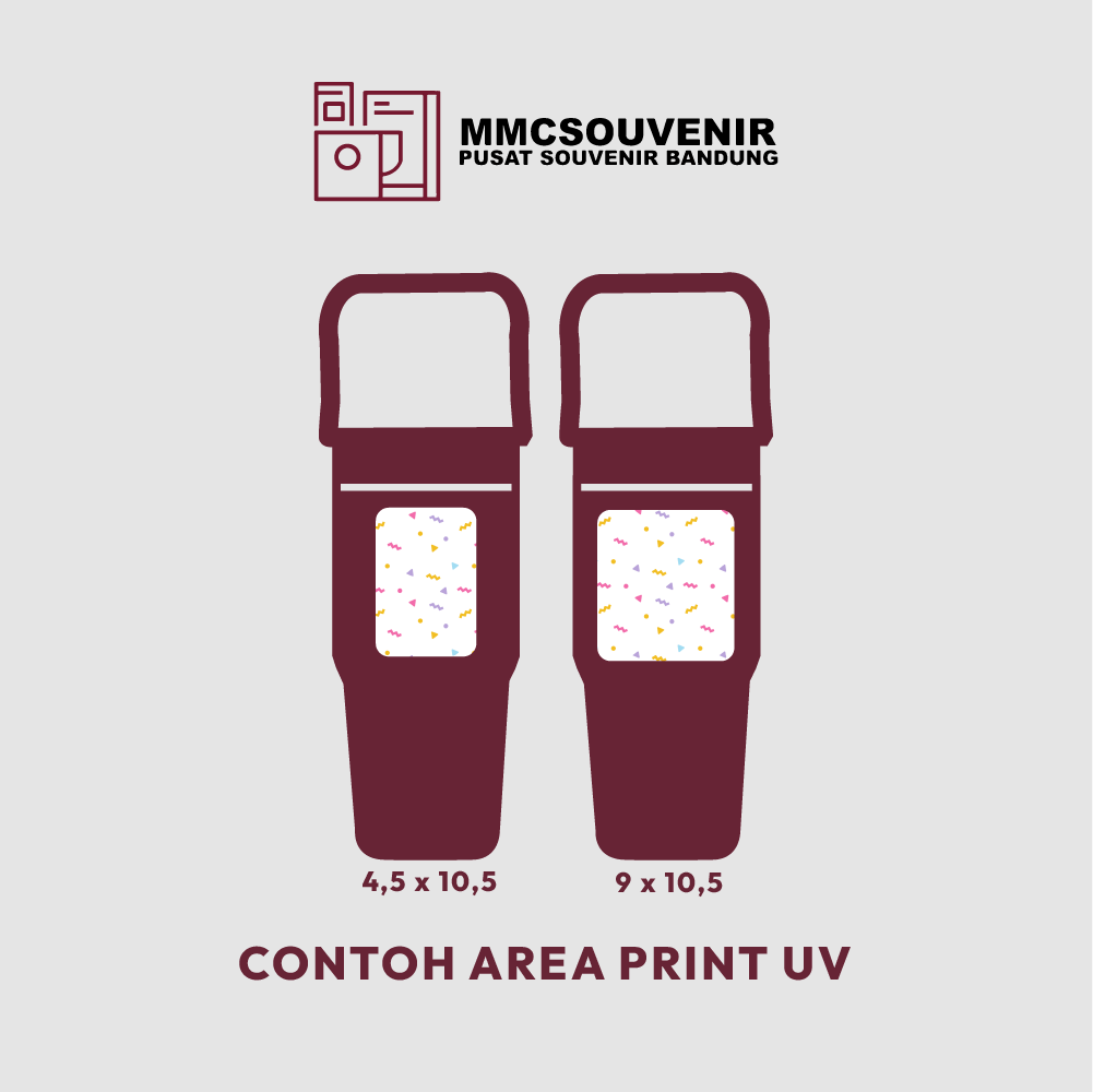 panduan area cetak print UV tumbler Tyiso