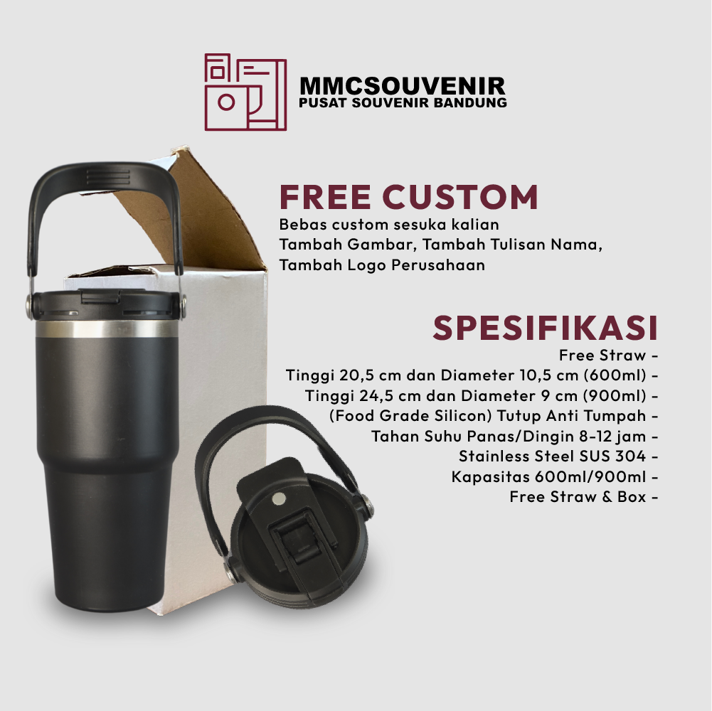 spesifikasi tumbler Tyiso stainless steel 304