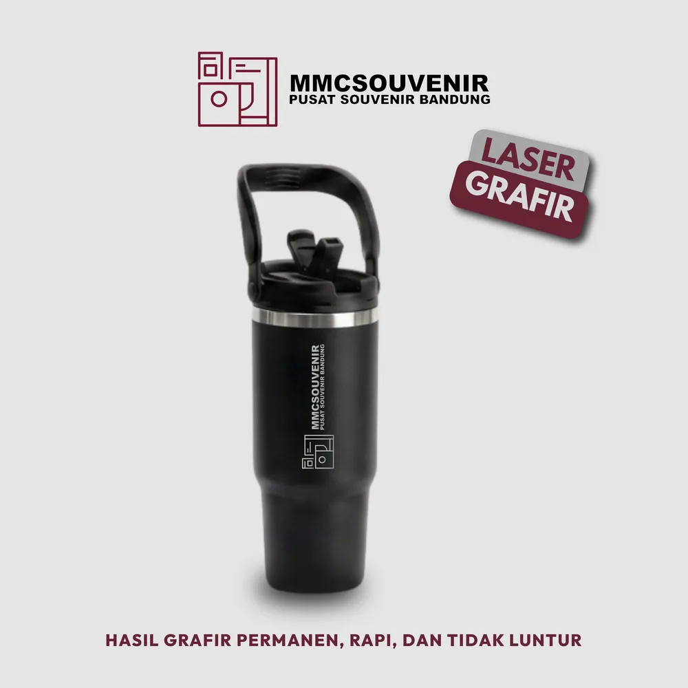 Panduan area cetak grafir laser tumbler Tyso 900 custom Bandung