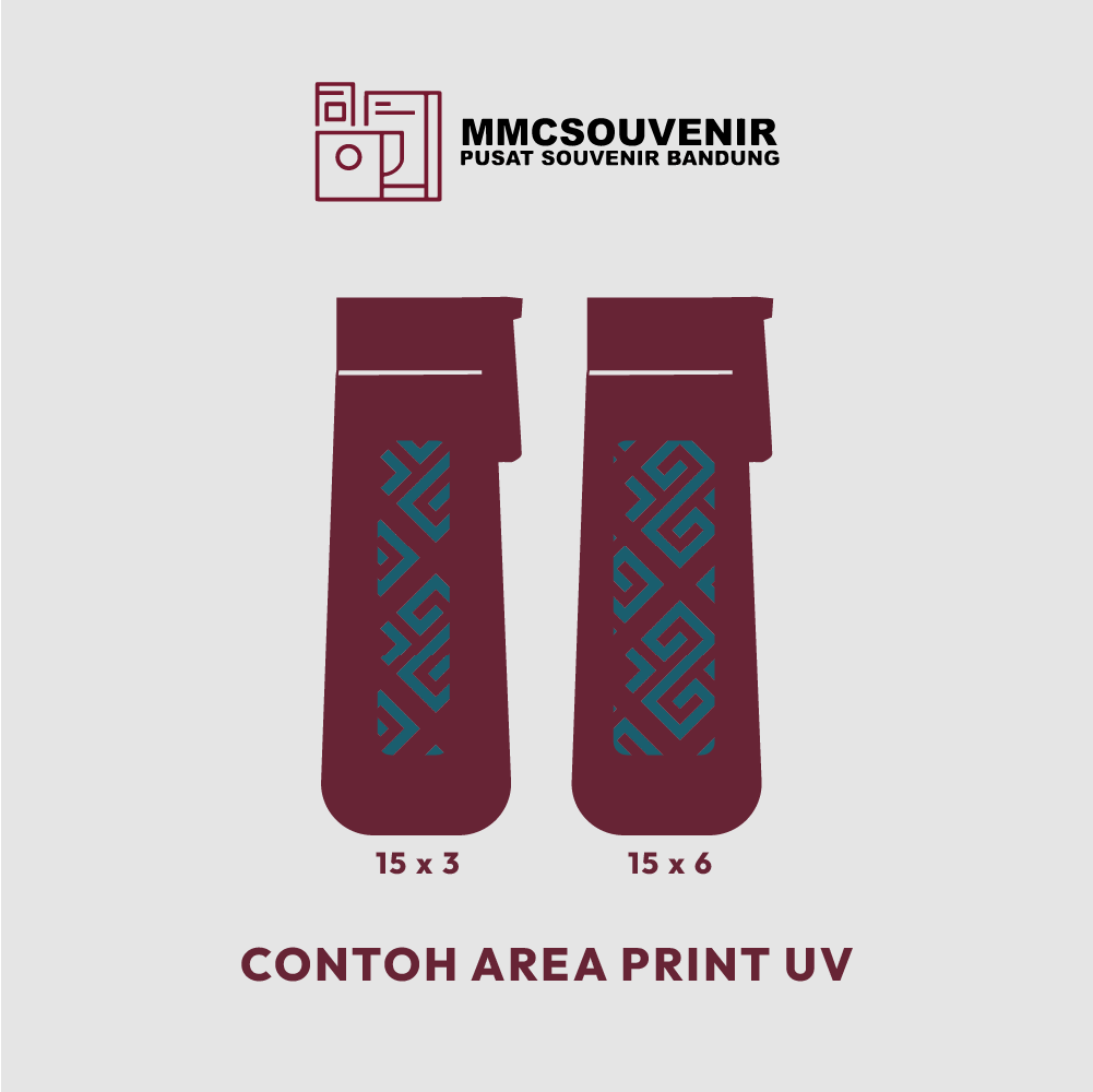 panduan area cetak print UV tumbler Zenita