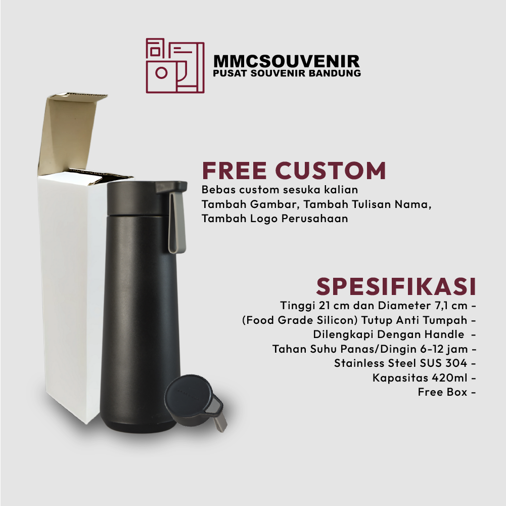 spesifikasi tumbler Zenita stainless steel 304